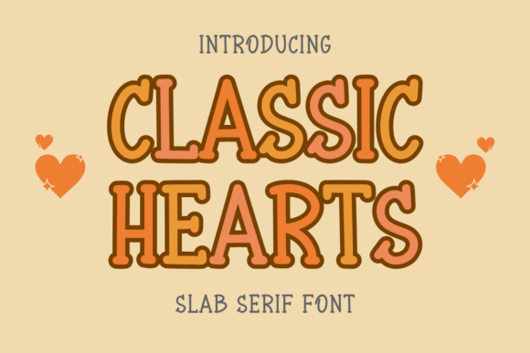 Classic Hearts: A Versatile Font for Everyday Creativity