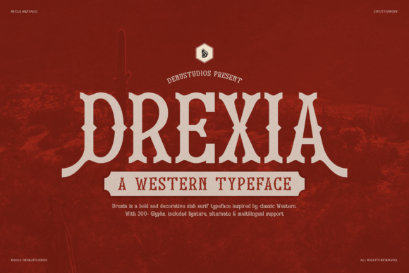 Drexia: A Bold Font for Strategic Branding and Creative Impact