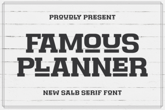 Famous Planner: A Font for the Modern Creator