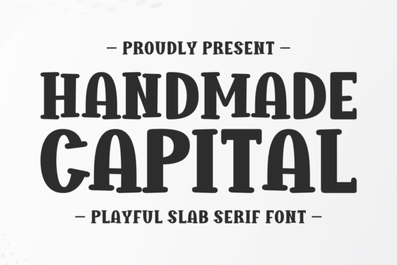 Handmade Capital: A Playful Font for Creative Expression