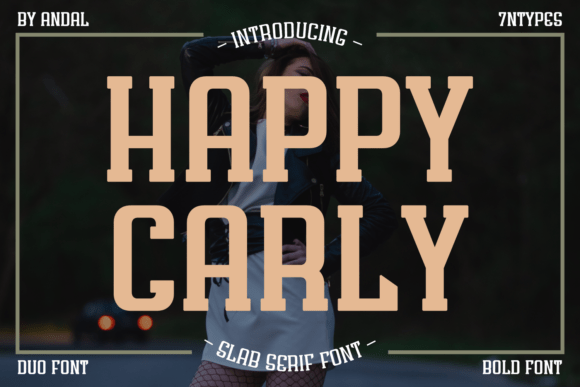 Happy Carly: A Font That Packs Retro Charm with Modern Confidence