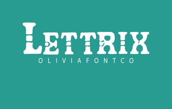 Lettrix: A Bold and Mechanical Slab Serif Font for Modern Design