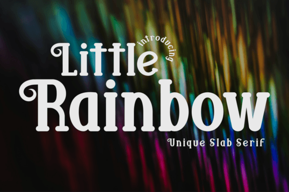 Little Rainbow: A Bold, Versatile Font for Winter and Holiday Projects