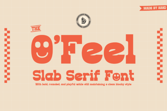 O Feel: A Bold, Playful Font with a Retro Twist