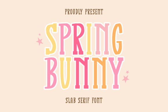 Spring Bunny: A Handwritten Slab Serif Font for Everyday Creativity