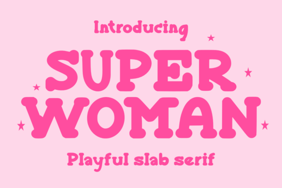 Super Woman: A Bold and Empowering Font for Creative Expression