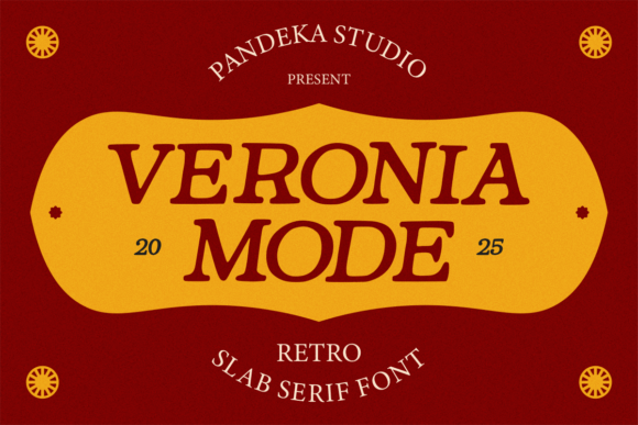 Veronia Mode: A Bold Typographic Choice with Vintage Elegance