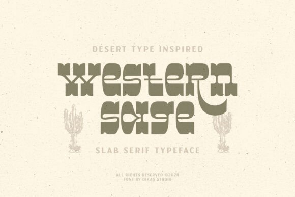 Western Sage: A Bold Font That Captures the Spirit of the Wild West